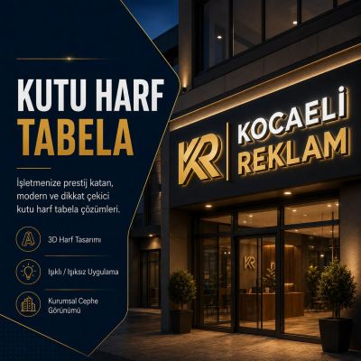 Kutu Harf Tabela