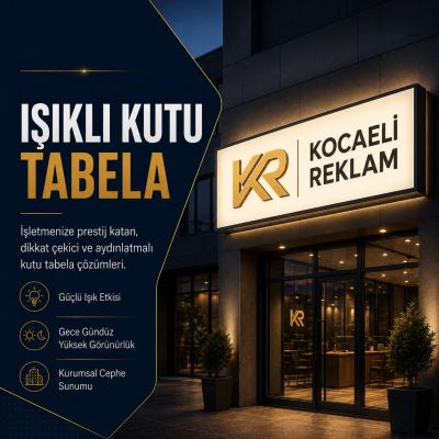 Işıklı Kutu Tabela